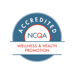 NCQA Accredited Wellness & Health Promotion seal